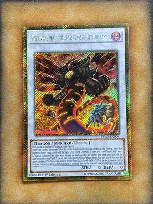 Yugioh Phantasmal Lord Ultimitl Bishbaalkin PGL3-EN006 Gold Secret Rare 1st NM