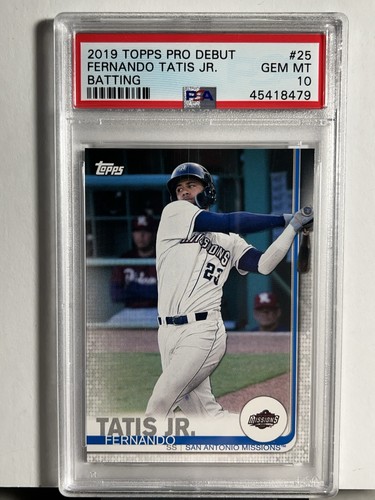 2019 Topps Pro Debut Image Variations 25 Fernando Tatis Jr. PSA 10💎 - Picture 1 of 2