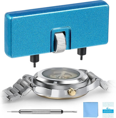 Watch Battery Replacement Kit, Watch Back Remover for Rotate Open Watch Cover, W
