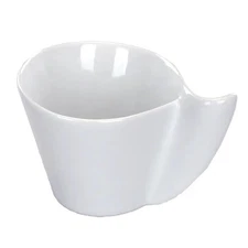International Tableware, Inc Vale White 3 oz Porcelain Organic Round A.D. Cup