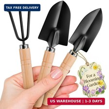 3 Pcs Mini Gardening Tools - Mini Garden Tools Set with 2 Small Shovels (Narrow