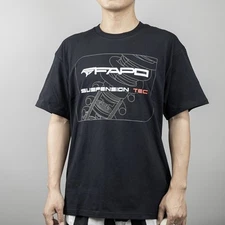 FAPO Unisex Black L Cotton T-Shirt w/ Graphic Print 100% pure cotton