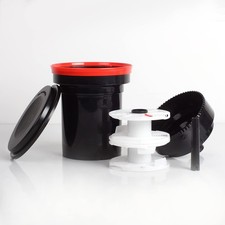 Professional 120 135 Developing Tank with 2 Spiral Reels for 120 135 Roll Fil...