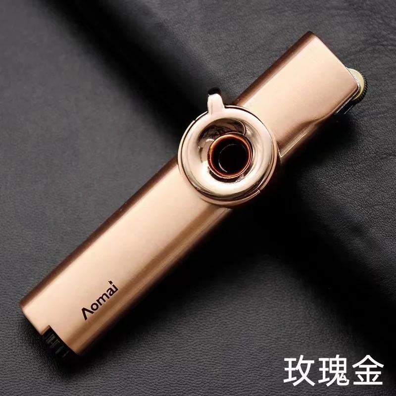 Metal Jet Blue Flame Butane Gas Turbine Lighter.