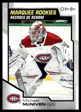 2020-21 Upper Deck O-Pee-Chee Update Michael McNiven RC #630