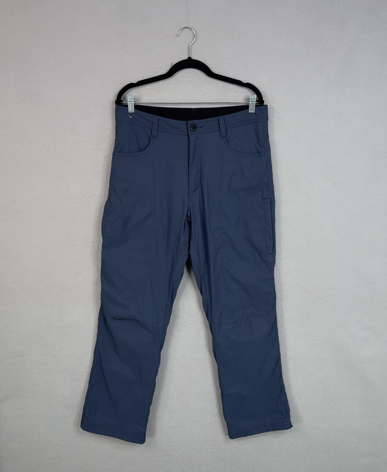 Orvis Pants Mens 34x29 Blue Performance Fleece Lined Stretch Chino Outdoor