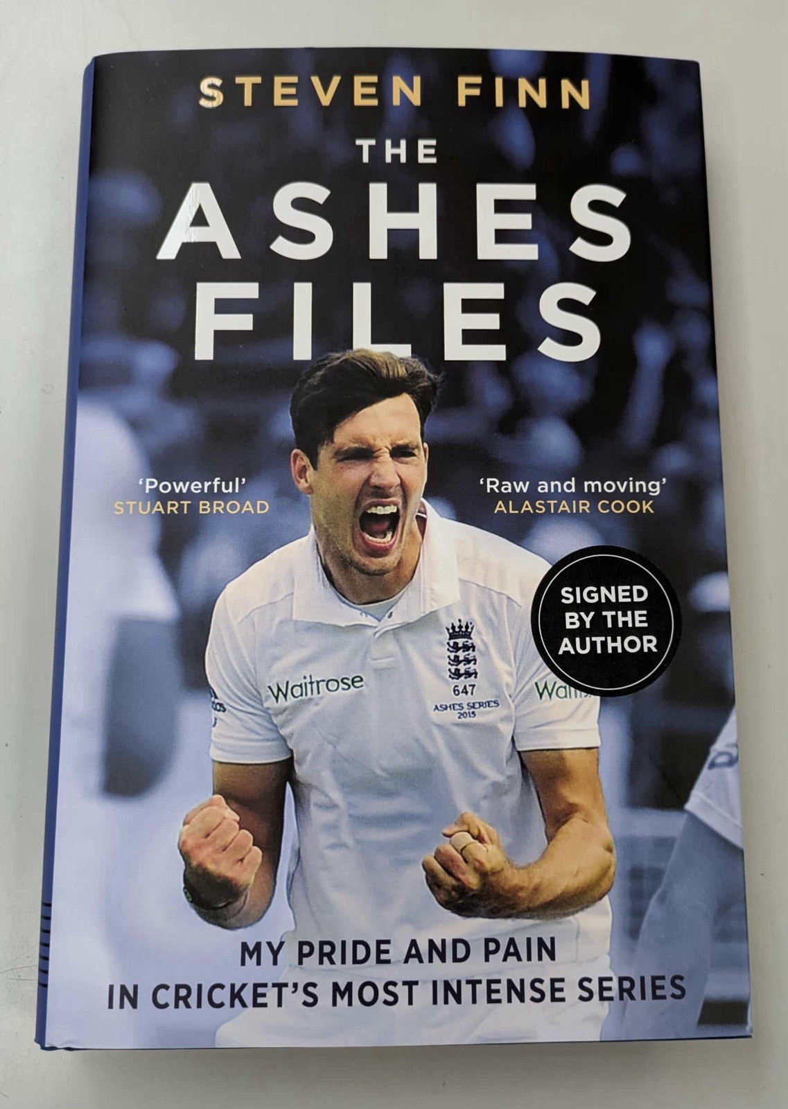 SIGNED - The Ashes Files By Steven Finn New1st Edition Hardback (DAMAGED)