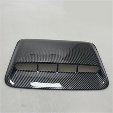 Car Air Flow Intake Hood Scoop Vent Trim Louver Panel Bonnet Cover Decor Abs