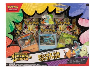 Pokemon Mega Evolution: Ascended Heroes First Partners Deluxe Pin