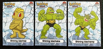 MACHOP X MACHOKE X MACHAMP EVOLUTION LOT - POKEMON SHINY INFINITY CCG HOLO