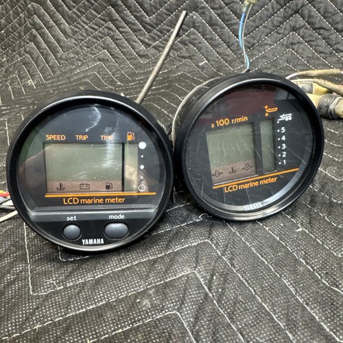 Yamaha LCD Marine Multi Meter Gauge SPEED TACH TRIM TRIP Engine Instrument OEM
