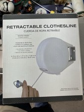 Retractable Clothesline Heavy Duty Retracting Clothes Line Outdoor and Indoor