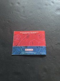 galactic pinball virtual boy Manual only