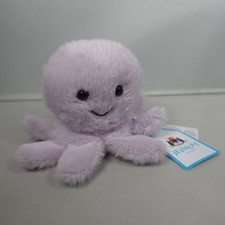 BNWT Jellycat - Fluffy Octopus - Tiny Plush Soft Toy 3" Sea Creature Lilac Gift
