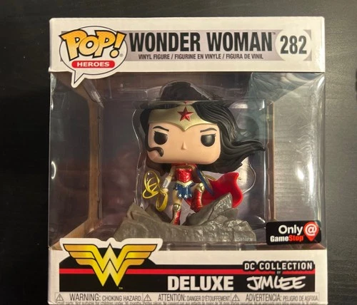 Funko Pop! Vinyl: DC Universe Wonder Woman Deluxe Gamestop #282