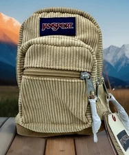 NWT Jansport Right Pack Mini Expressions Curry Corduroy Backpack JS0A85UXAI0