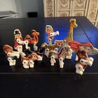 Vintage 1963 Fisher Price Junior Circus Animals Ringmaster Clown Dog Toys 🧸🤡🐘
