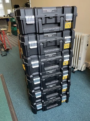 DEWALT TSTAK Plastic Tool Box - Black