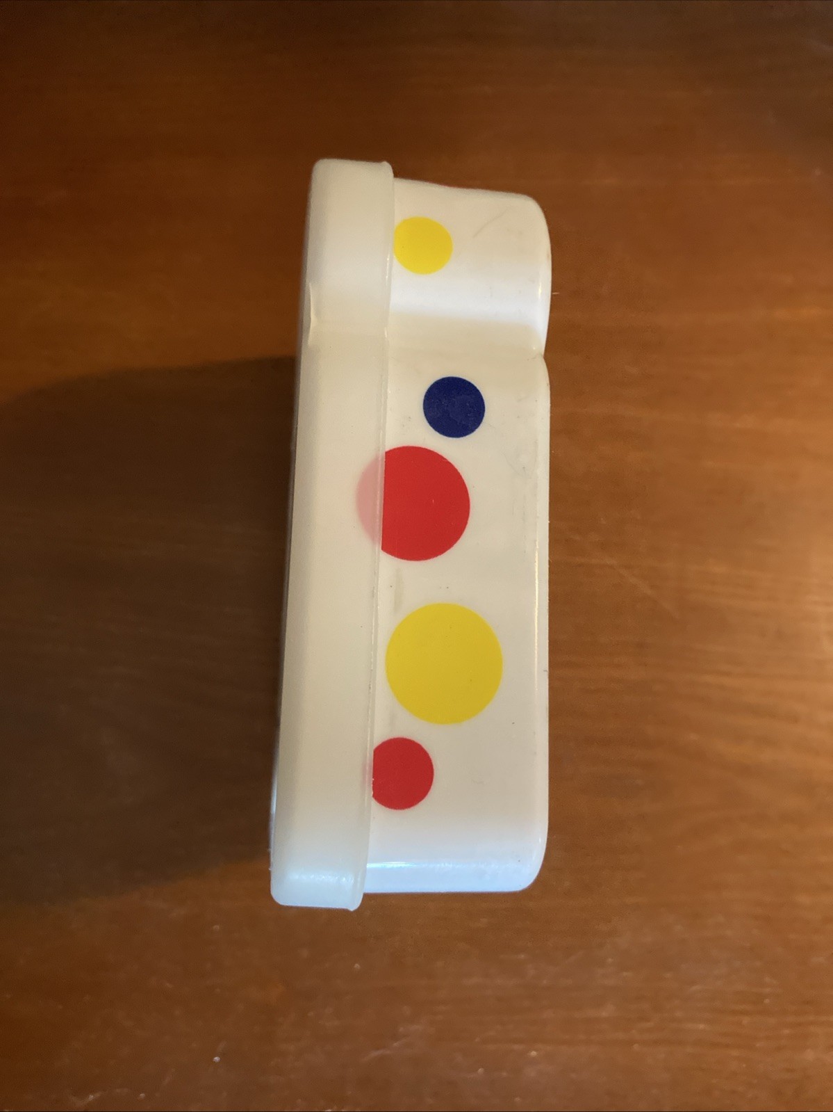 VINTAGE WONDER BREAD SANDWICH HOLDER PLASTIC STORAGE CONTAINER LOGO w/Dots