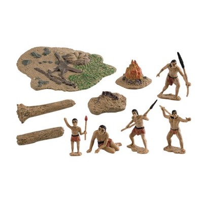 Primitive Menschen Statue Figuren Deko Höhlen