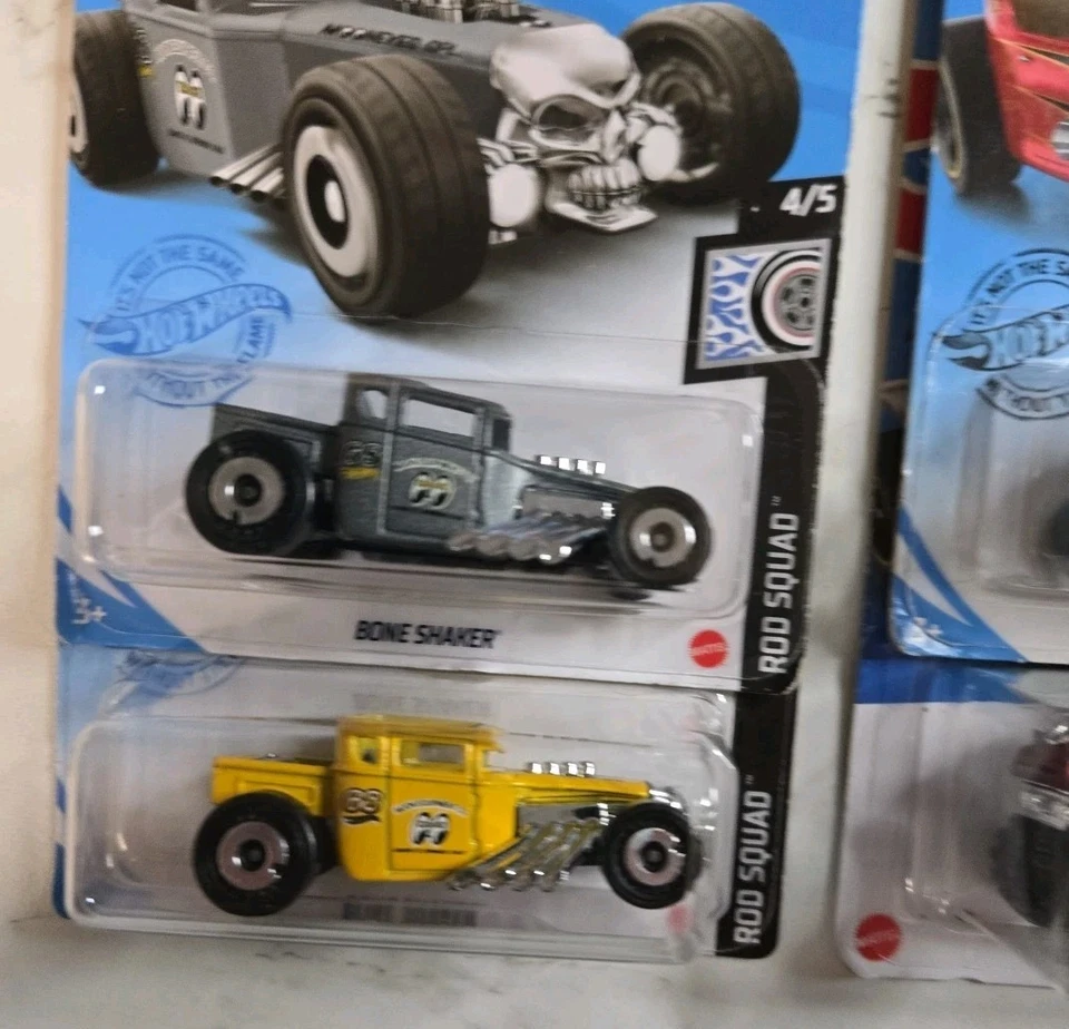 Hot Wheels|Mod Rod|Bone Shaker|Perfect Stocking Stuffers 🎅Lote/4 Foto 2 de 4