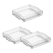 3Pcs Transparent Power Button Covers Durable Dustproof Push Button Guard for Pc