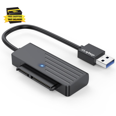 SATA to USB 3.0 Adapter, USB SATA Cable for 2.5'' SSD & HDD Internal Hard Drive R