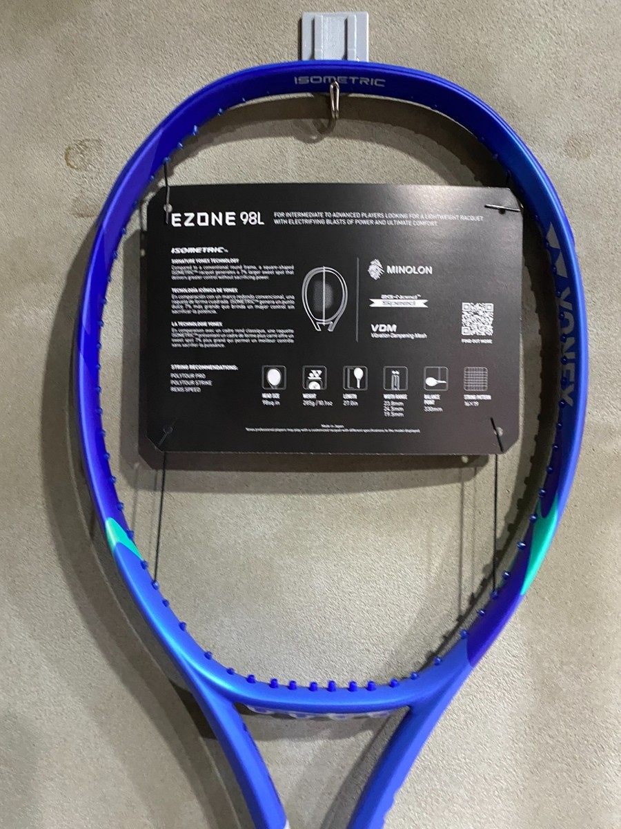 YONEX 2025 EZONE 98L Tennis Racquet Racket 98sq 285g 16x19 G2 1pc