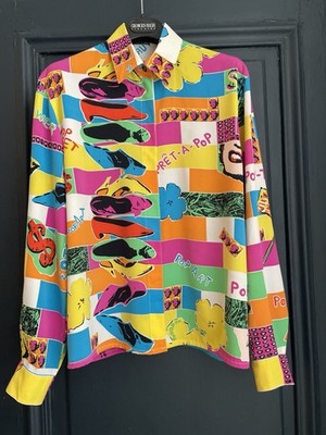 Andy Warhol Pop Art Shirt Gr.40 Louis Feraud