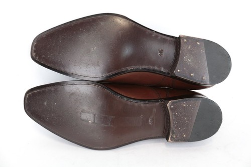Chaussures Oxford Pour Hommes SUITSUPPLY EU44,5/UK10,5 À Lacets En Cuir Marron - Picture 9 of 17