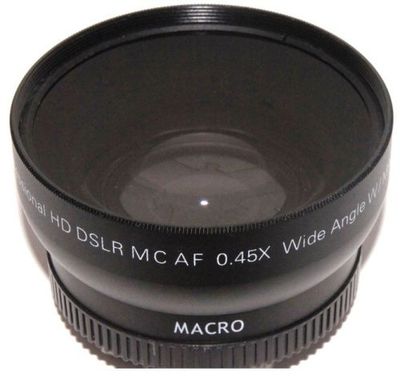 Obiettivo Grandangolare HD Con Macro Per Videocamera Sony FDR-AX1