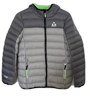 L'Appartement【GERRY/ジェリー】DOWN VEST Gerry Women's Reversible Hooded Down Vest (Small, Olive/Camo