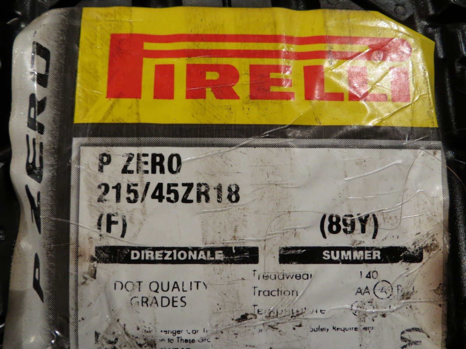 NEW 2 TWO PIRELLI PZERO DIREZIONALE SYSTEM F FERRARI COLLEZIONE 215/45ZR18 3059