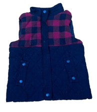 Tommy Bahama Buffalo Plaid Check Quilted Vest Toddler Boy Size 2T