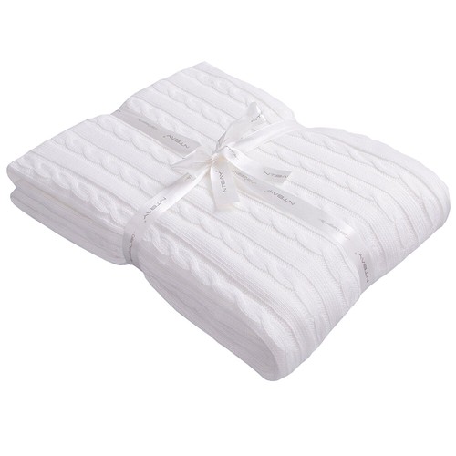 NTBAY 100% Cotton Blanket Weighted Warm Good Craftsmanship 14 Colors Throw Twin - Picture 11 of 108