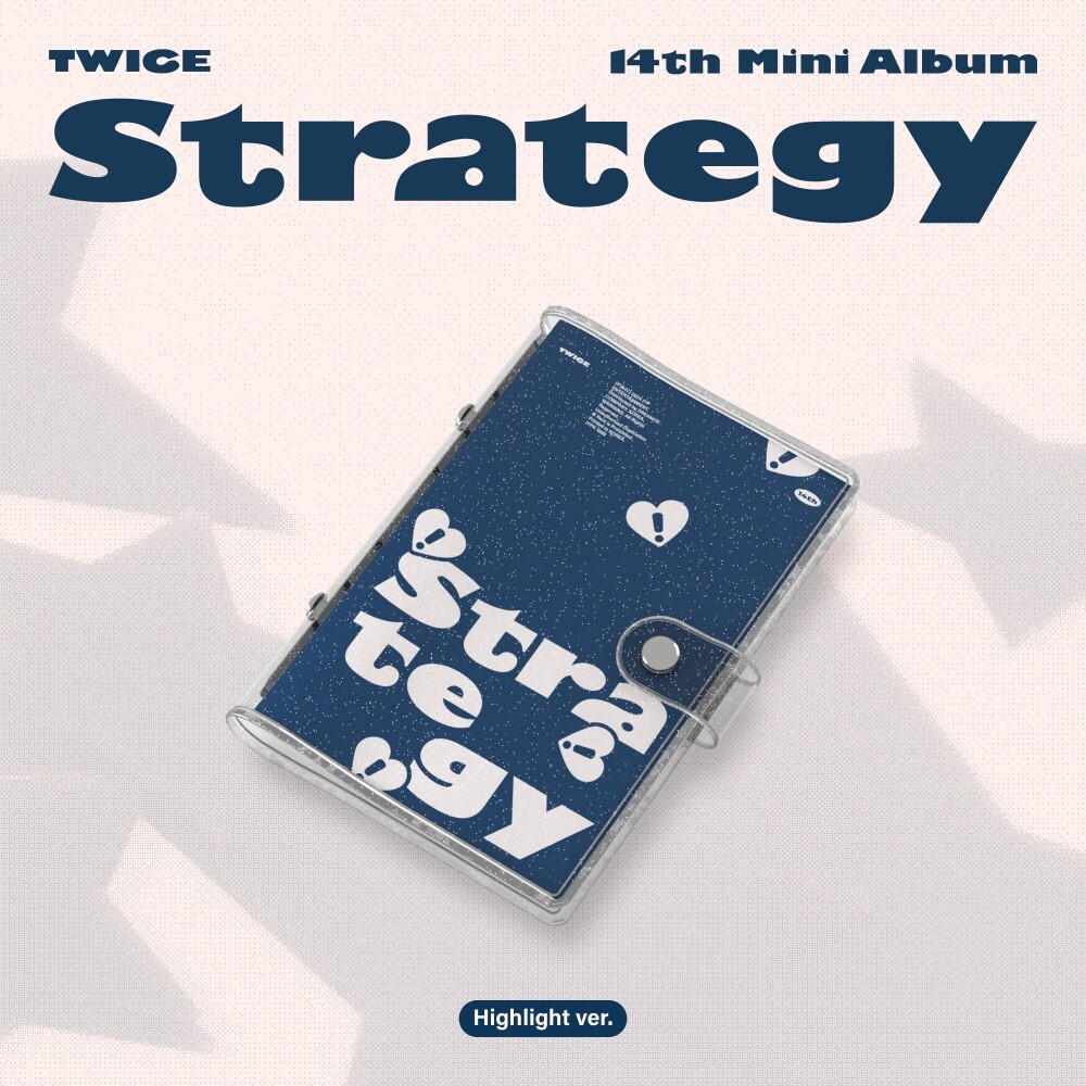  TWICE ミナstrategy ダークブルー XL TWICE - STRATEGY [Highlight ver.] Album+Extra Photocards Set | eBay