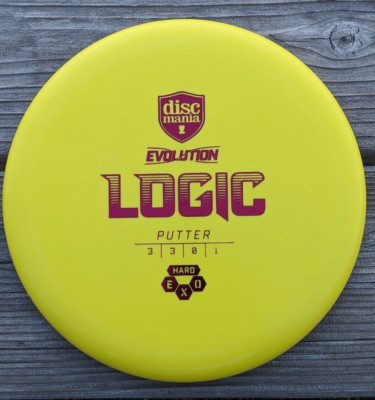 Discmania Evolution Logic Putter Exo Hard Disc Golf Disc NEW 176g Yellow