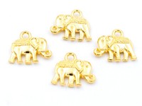 8 AnhäNger Als Indische Elefanten In Goldfarben