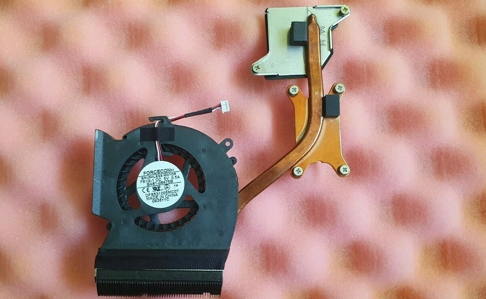 Samsung RV510 Laptop CPU Cooling Fan and Heatsink BA62-00498B DFS531005MC0T BA81 - Bild 2 von 2
