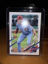 2021 Topps Update Alex Bohm Rookie Debut Rookie Card US250 Phillies