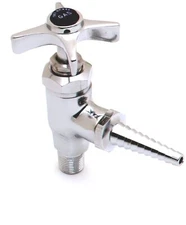 T&S Brass BL-4520-01 Lab Angle Stop with Serrated Tip and 3/8-Inch Npt Male Inle