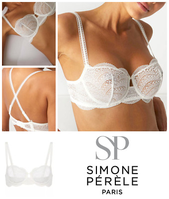 Simone Perele Multiway Bra Size UK 32F Karma Half Cup Underwired Non Padded