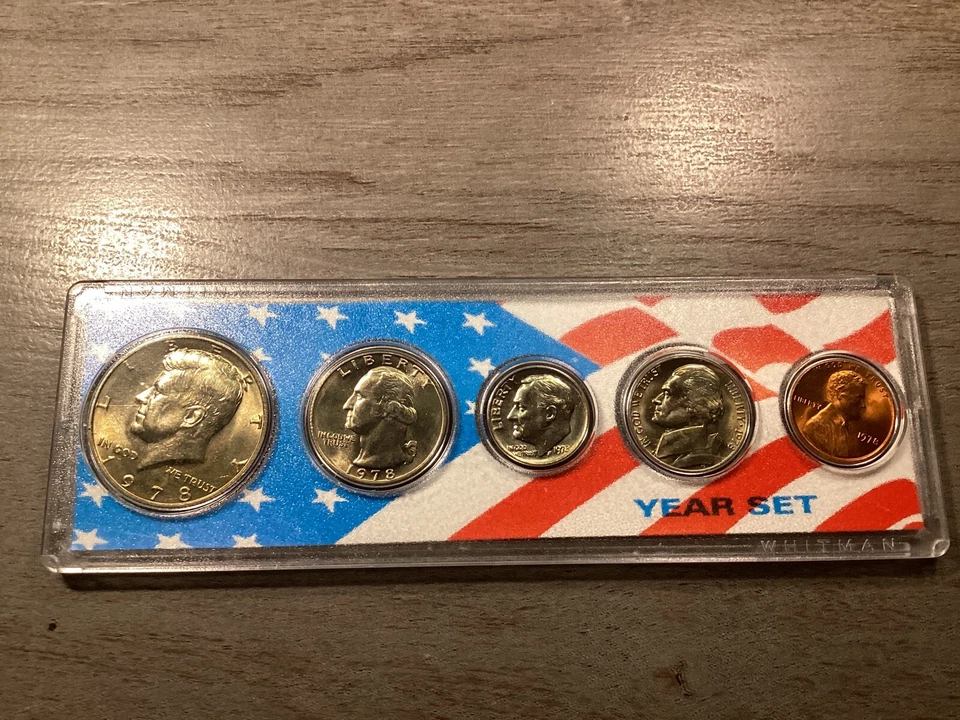 1978 Birth Year Uncirculated Mint Set in Whitman Holder 010623 24a - Image 3 of 4