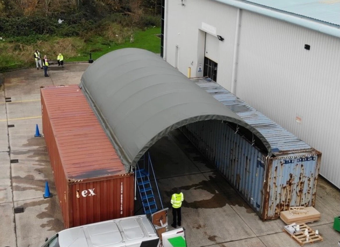 Storage canopies top