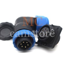 SD20 6Pin IP67 Waterproof Connector,25A Aviation Cable Connector Plug Socket