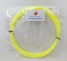 HEAD LYNX 1,25 mm giallo fluo 12 m (0,75 €/lfd.m) corda da tennis premium, Extreme, Aero