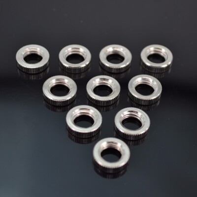 10x Stainless Steel Bite Alarm Locking Nuts  3/8 BSF Bank Stick Alignment Washer