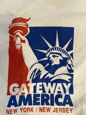VTG Made In USA X-LARGE Single Stitch T Shirt Gateway America Statue Of Liberty