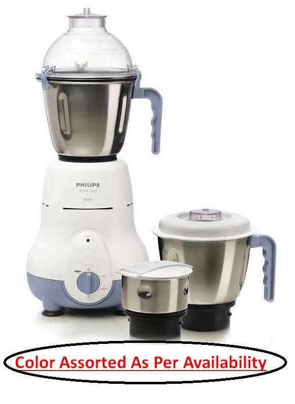 Philips 600-Watt Simply Silent Vertical Mixer Grinder with Jars