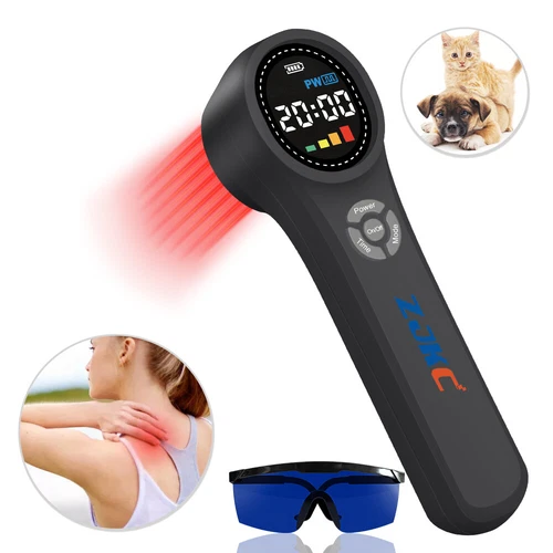 ZJKC Portable Cold Laser Therapy Device Pulsed & Continuous Dual Mode for Pain